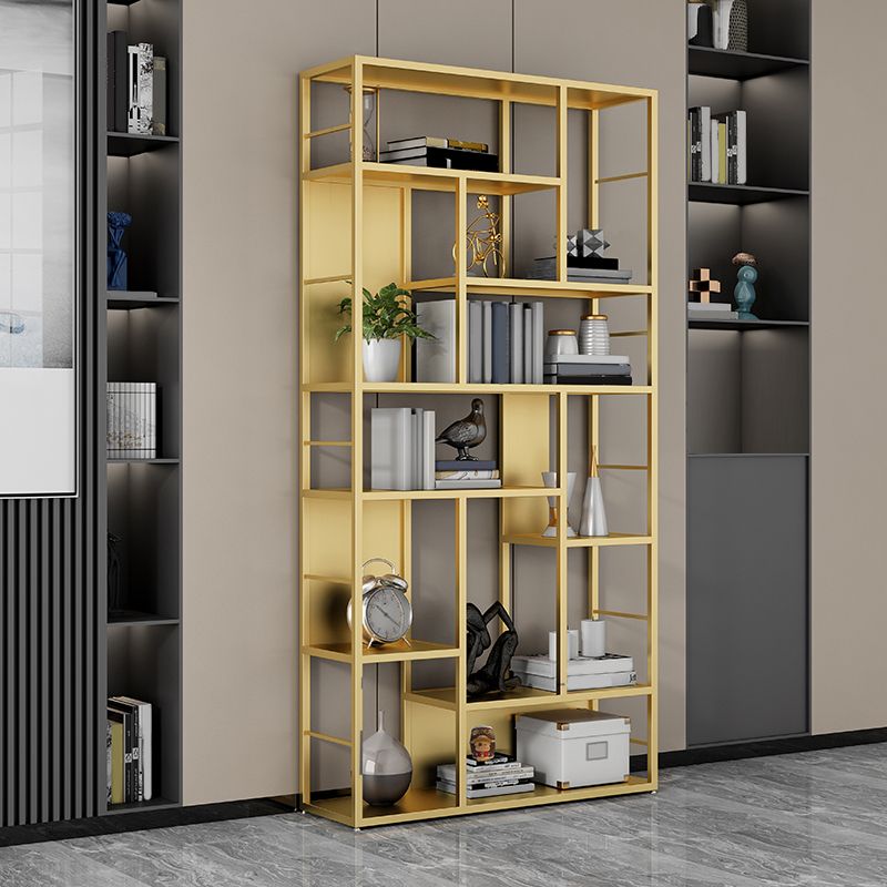 11.81"W Bookcase Contemporary Style Open Back Bookshelf for Home Office
