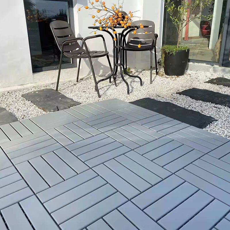 Outdoor Laminate Floor Square Wooden Composite Scratch Resistant Laminate Floor