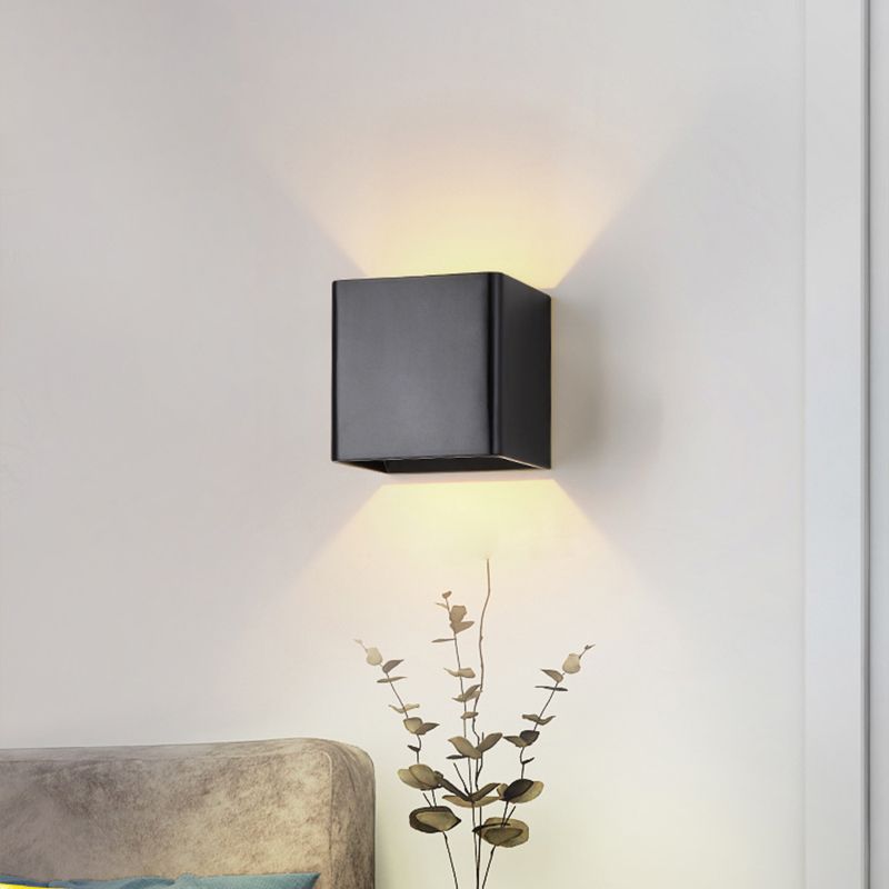 Luz de la plataforma geométrica de estilo moderno de muro de metal LED LED LITING