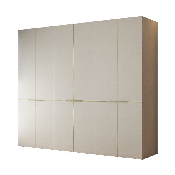 Engineered Wood Wardrobe Cabinet with Drawer Modern Wardrobe Closet