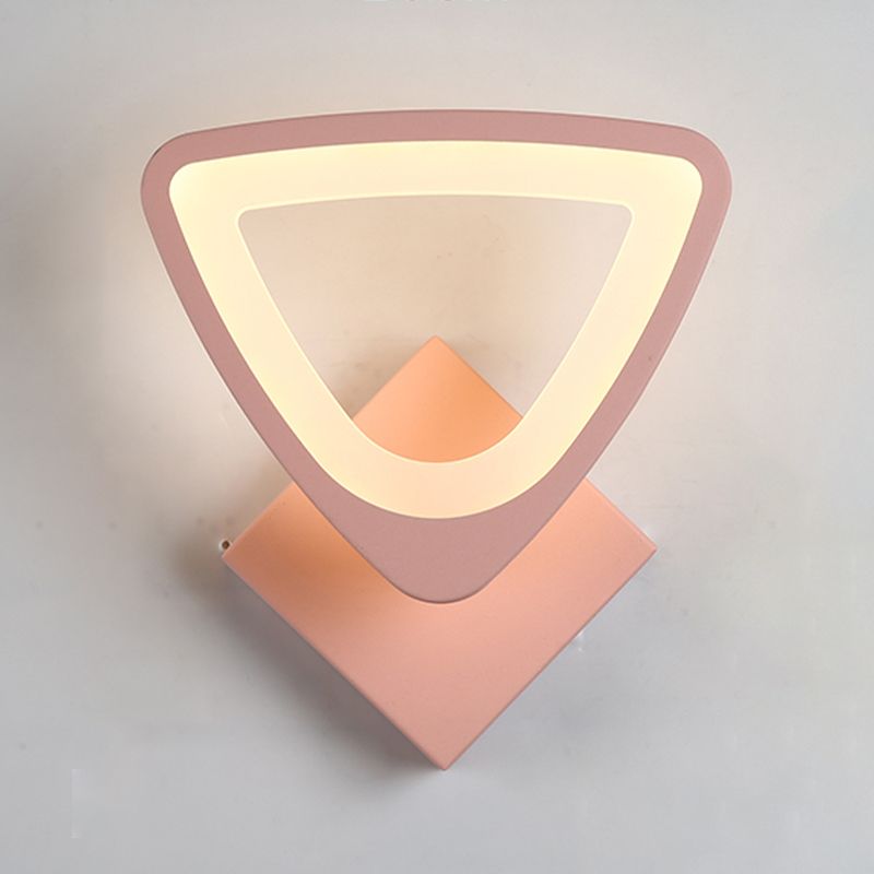 Moderner LED -Wandleuchten geometrische Form farbenfrohe Wandleuchte für Schlafzimmer