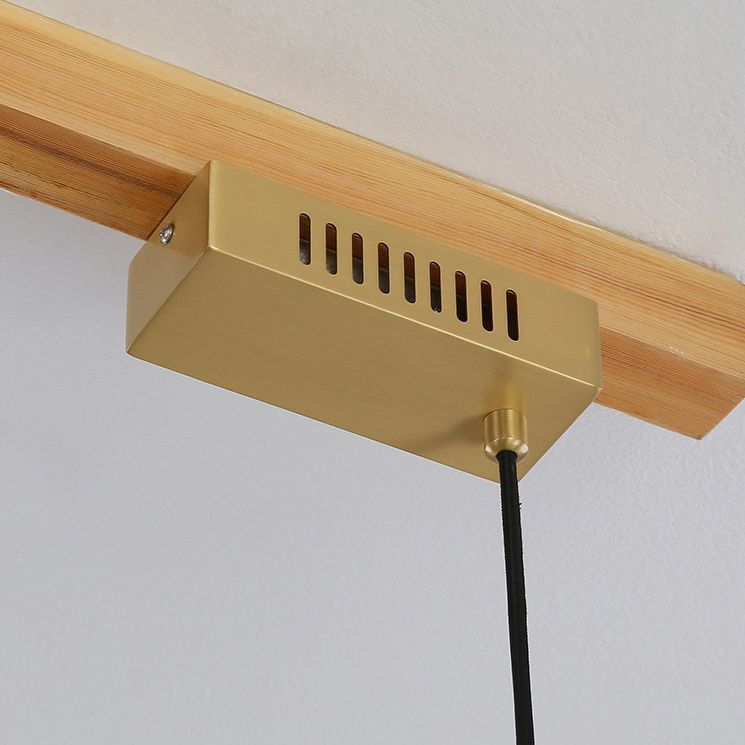 Luces colgantes de cocina grandes lineales Luz de la isla moderna acrílica para restaurante