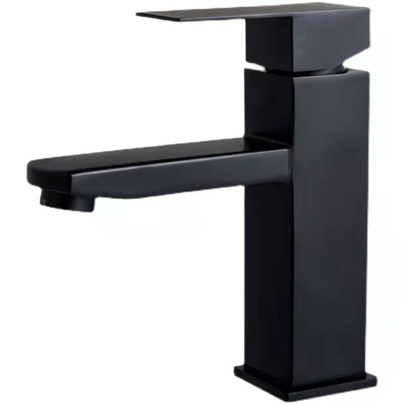 Basic Centered Lavatory Faucet Solid Color Faucet Vessel Sink Bathroom Faucet