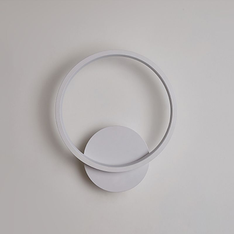 Luce murale geometrica a parete a parete moderna a 1 luce con metallo per soggiorno