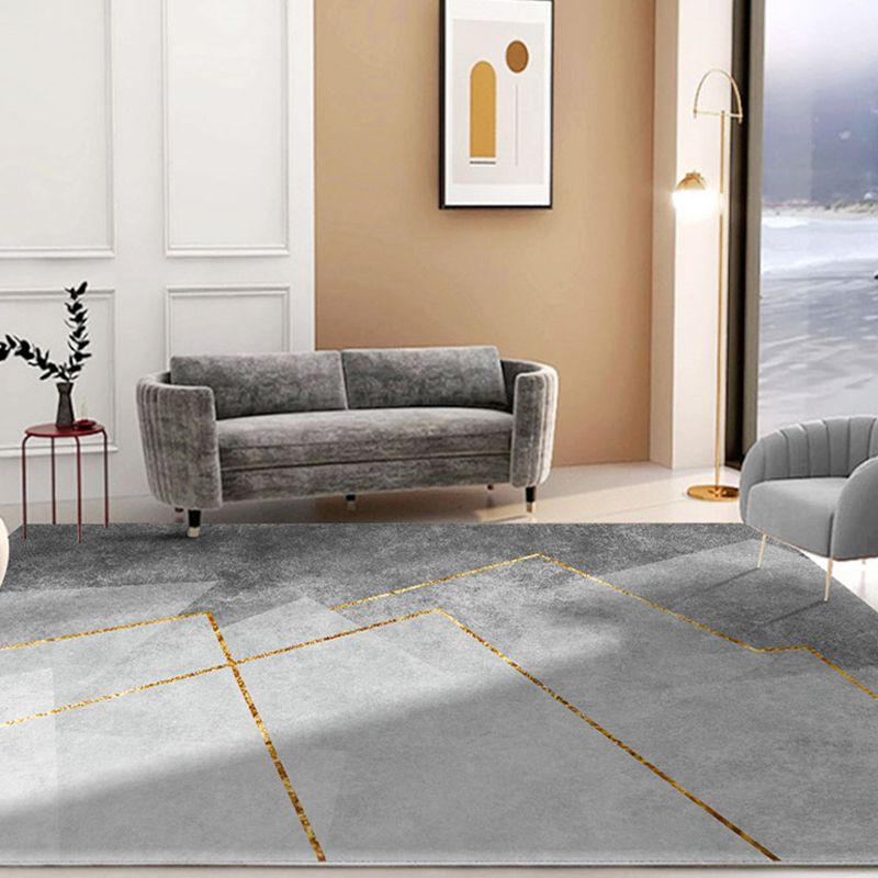 Modern tapijt trendy abstract patroon tapijt polyester vlekbestendig gebied tapijt voor woonkamer