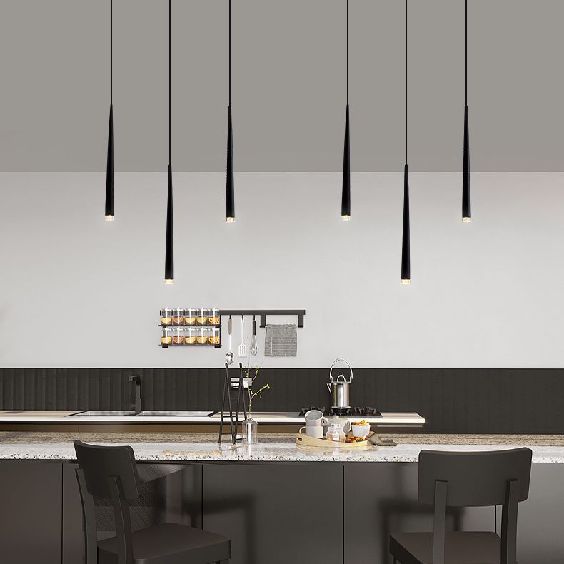 Metal Geometric Shape Hanging Light Modern Style Multi Lights Hanging Light Mount Fixture