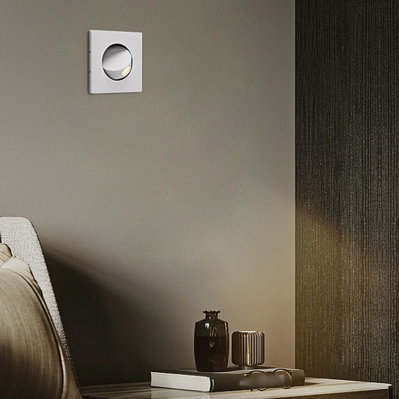 Geometric Shade Metal Wall Sconce Modern Style 1 Light Wall Mount Lighting