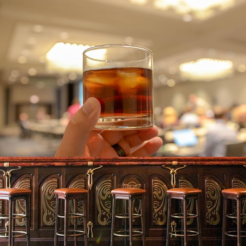 Contemporary Wine Wall Mural Moisture Resistant Photography Style for Bar Shop