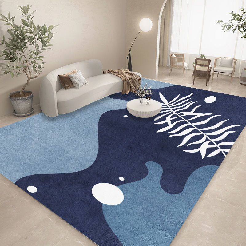 Tapis de bloc de couleur tapis intérieur tapis de géométrie nordique