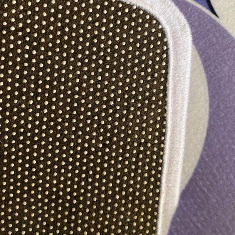 Gray Simple Carpet Polyester Deer Carpet Darwing Area Carpet for Living Room