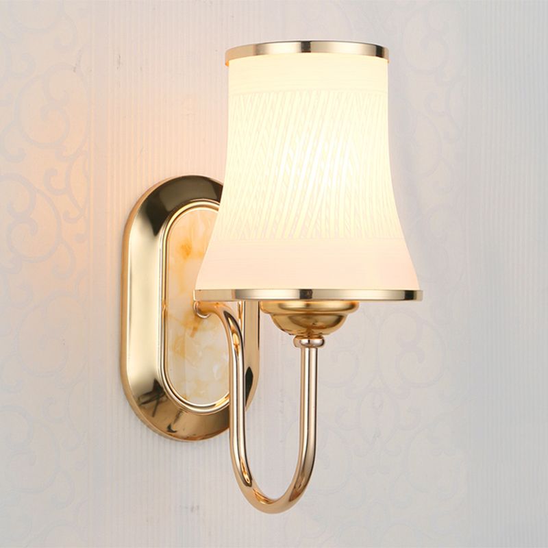 Milk White Glass Wall Sconce Lighting Nordic Style Wall Lighting Freet
