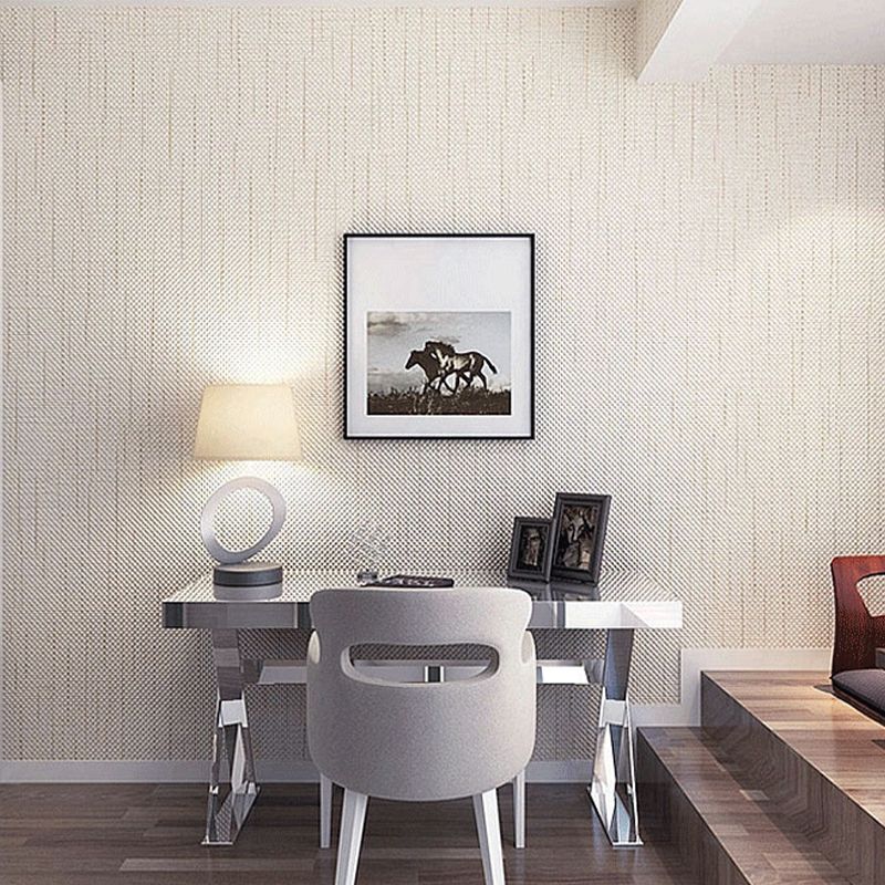 Textured Pastel Color Wallpaper Minimalism Plain Pattern Wall Art, 31' L x 20.5" W