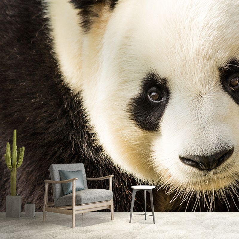Cute Panda Mural Wallpaper Living Room Decoration, Personalized Size Available