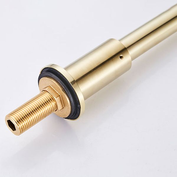 Contemporary Deck Mounted Metal Freestanding Tub Filler High Arc Freestanding Faucet