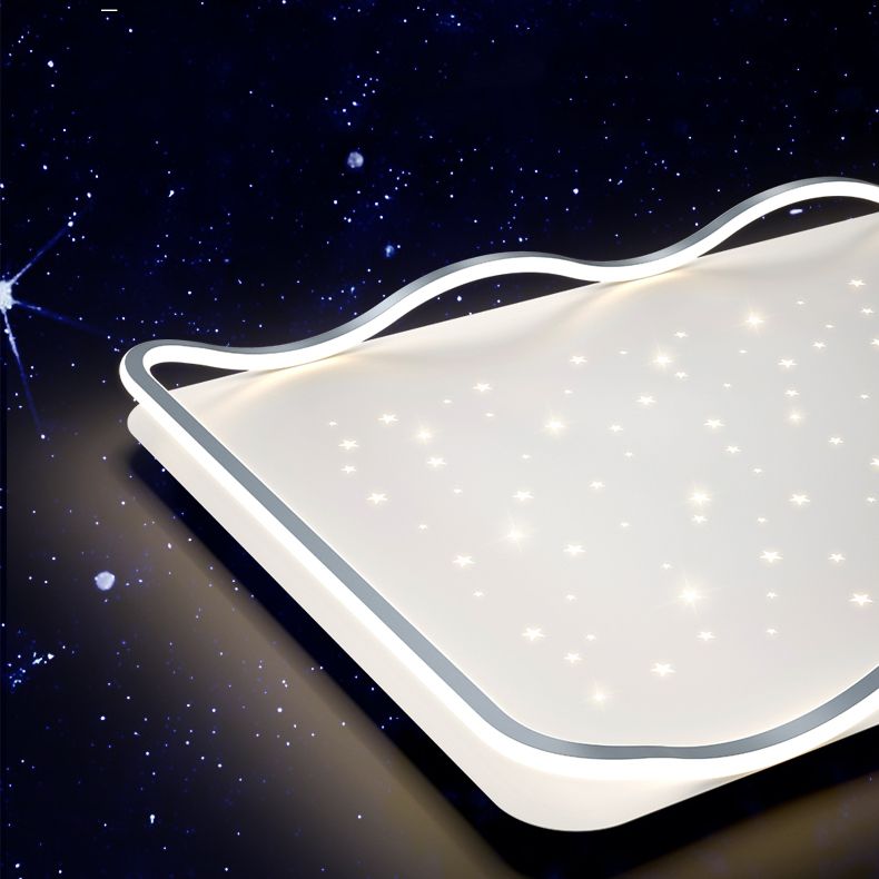 Geometrie Form LED Deckenleuchte Moderne Aluminium 1 Light Flush Mount für Halle