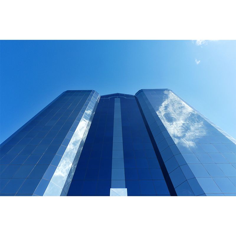 Contemporary City High-rise Water-Resistant Wall Covering for Living Room