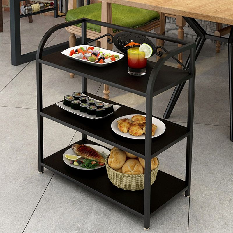 3-Tier Open Storage Prep Table Home Dining Modern Kitchen Trolley
