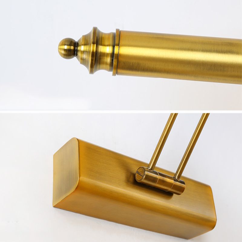 Moderne beknopte LED-lineaire wandkandelstok roestvrijstalen verstelbare wandlamp met plastic schaduw