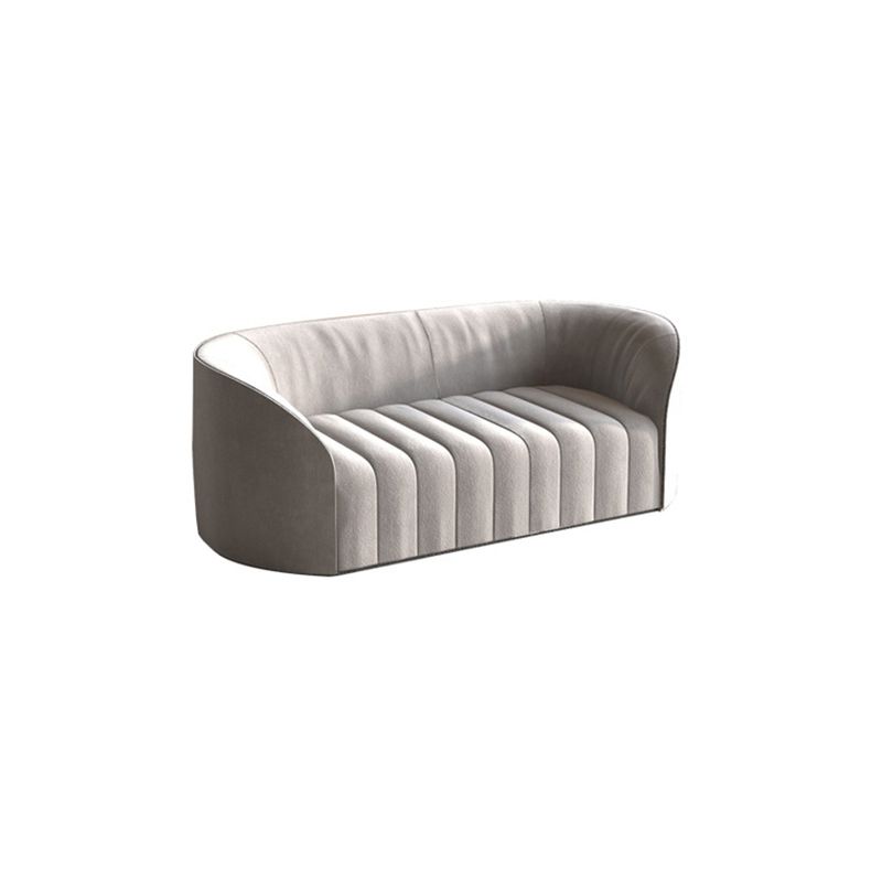 Contemporary Tight Back Standard Sofa Tuxedo Arm Sofa for Living Room