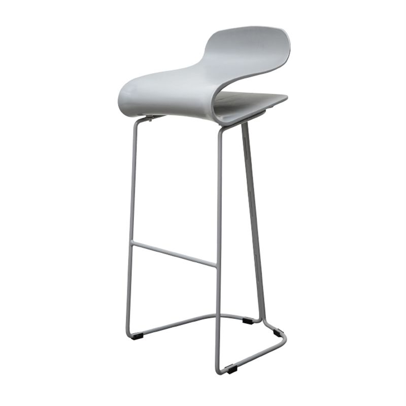 Scandinavian Style Bar-stool with PP Seat Counter Stools for Kitchen
