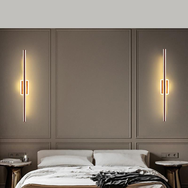 Luminaires d'éclairage de vanité de style moderne lampes murales à LED en aluminium