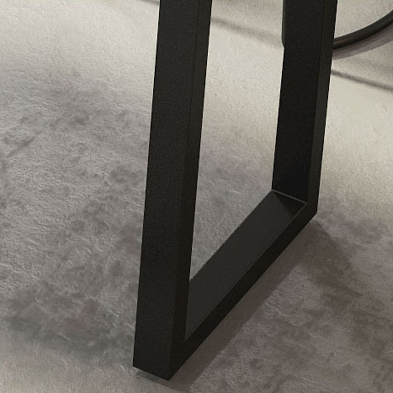 Modern Rectangle Pine Wood Bar Table Iron Legs for Dining Room