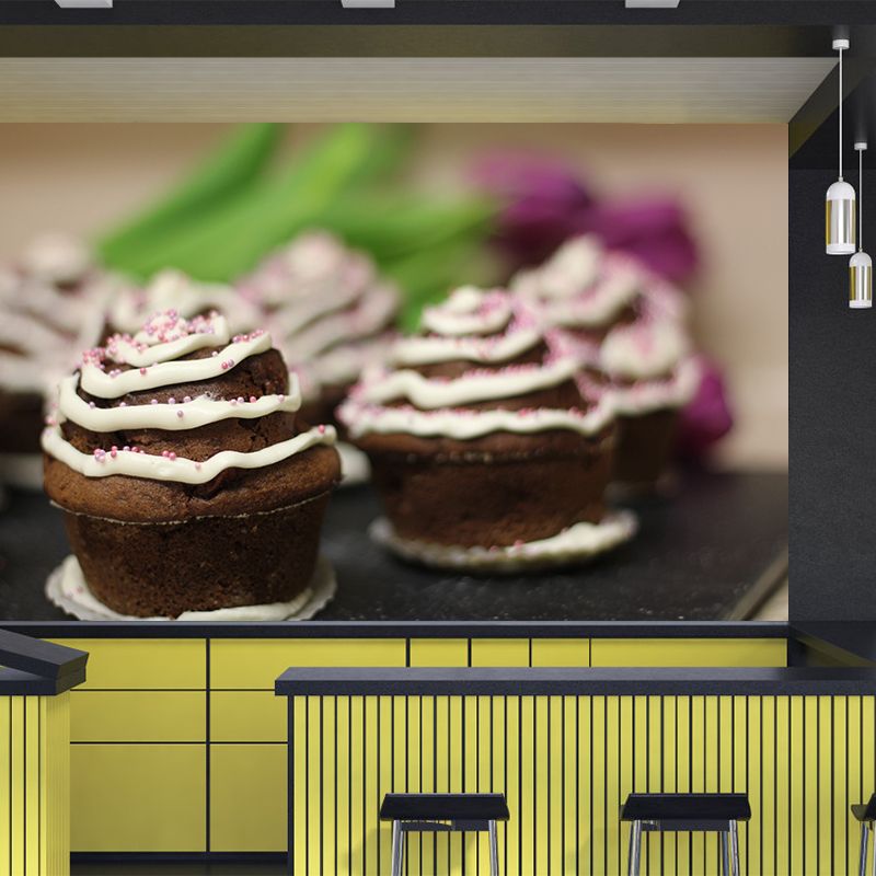 Delicious and Beautiful Dessert Mural Commercial Use Dessert Shop for Decoration