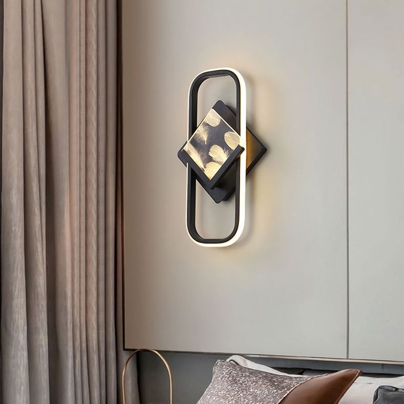 2 lámparas de pared opcionales de color LED LECHE CONDEMPUENTAS DE LA MUALLA CONTAJE