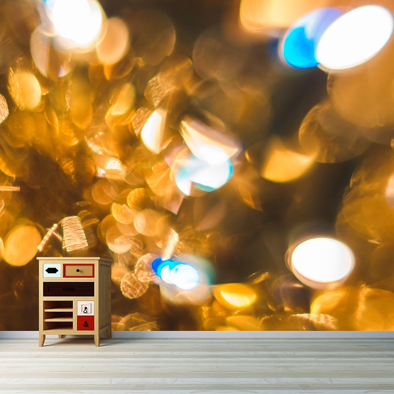 Blurry Pattern Mural Modern Style Stain Resistant Decorative Wall Art for Sitting Room