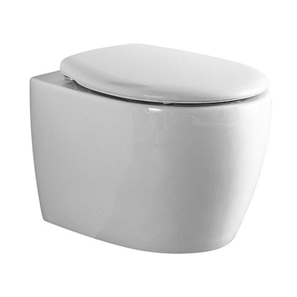 Contemporary All-In-One Flush Toilet Wall Mount Porcelain Urine Toilet