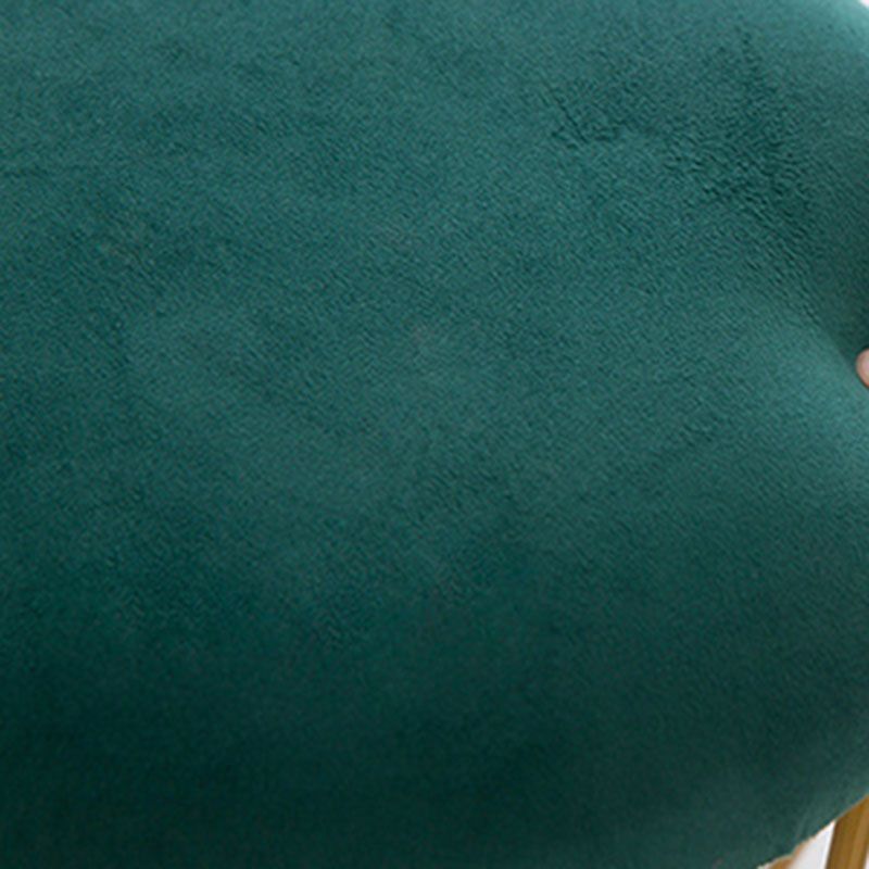 Solid Color Flannel Standard Stool Modern Simple Upholstered Stool