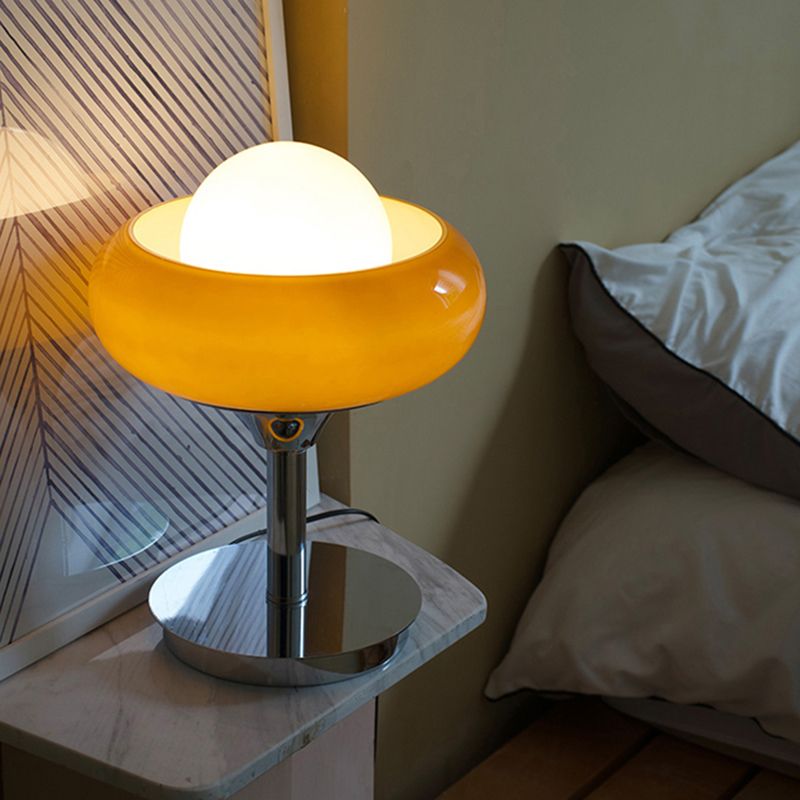 Lampada da tavolo moderna premurosa per gli occhi Minimalist Glass Night Stand Lampada per salotto
