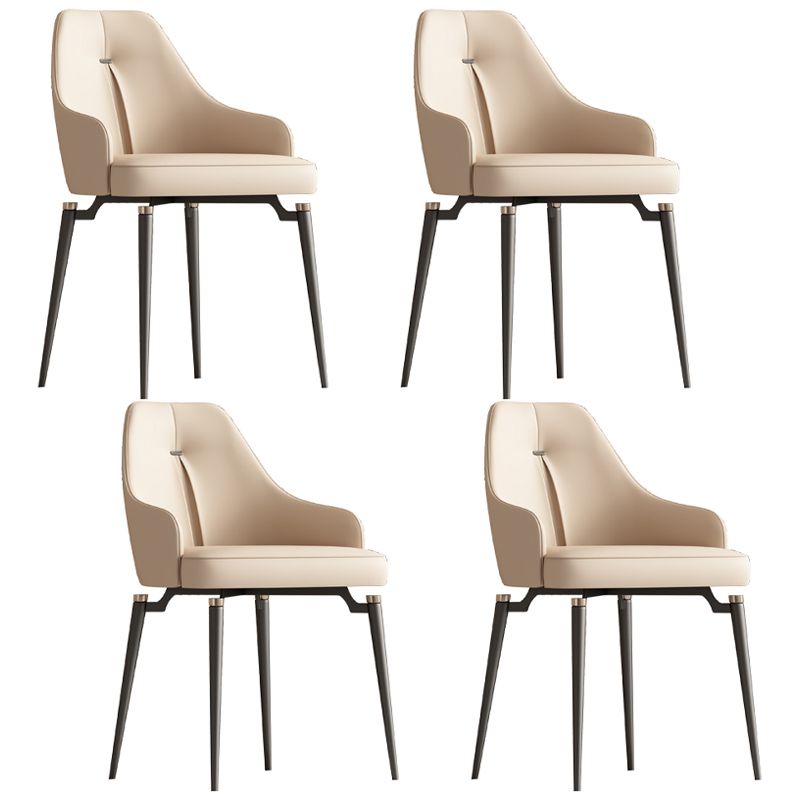 Luxury 1/4/5/7 Pieces Rectangle Dining Set Sintered Stone Dining Table with Leather Chairs