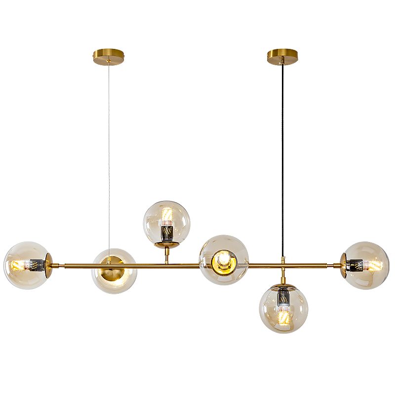 Modern Style Dining Pendant Lamp Kitchen Dining Room Glass Shade Hanging Light Fixture