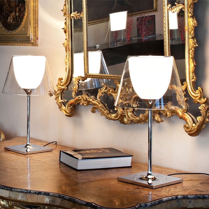 Noordse eenvoudige tafellamp moderne stijl glazen bureaulamp voor studeerkamer