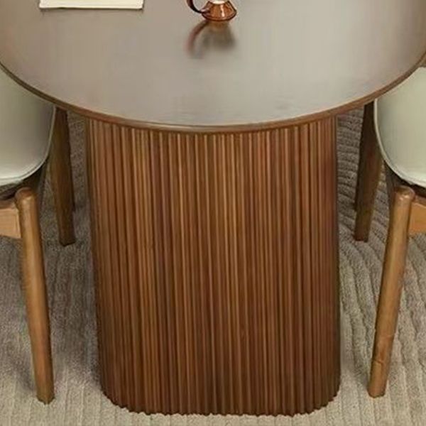 Kitchen Oval Dinner Table Dining Room Solid Wood Dining Table