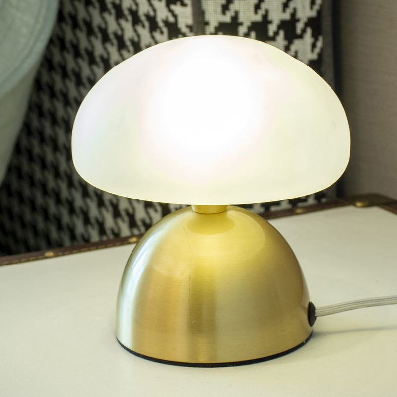 Lámpara de mesa de globo moderna 1 luz de mesa de luz