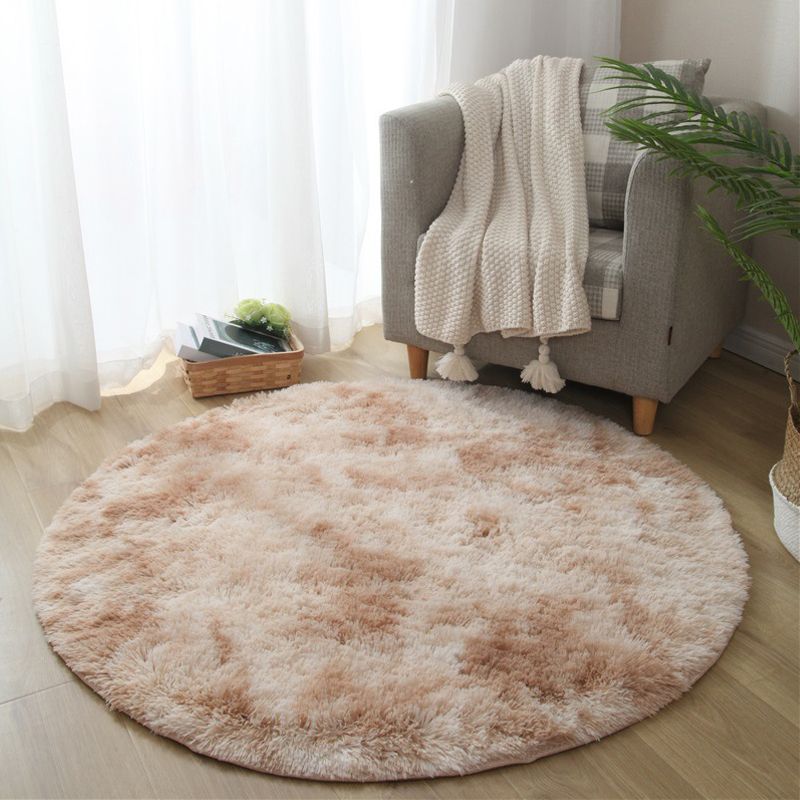 Calming Tie Dye Printed Rug Multi Color Fluffy Rug Easy Care Anti-Slip Backing Area Carpet