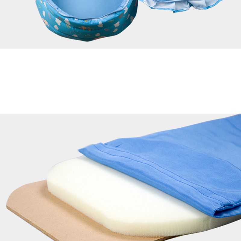 Contemporary Portable Moses Basket Oval Moses Basket with Belt