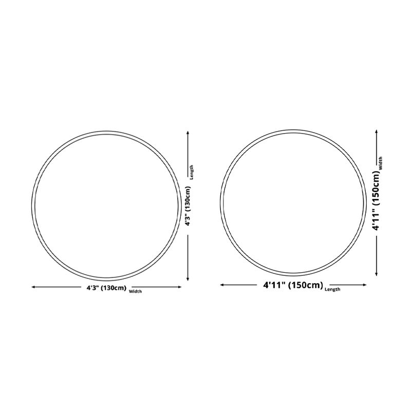 Modern Round Carpet Abstract Pattern Creative Area Rug Polyester Stain Resistant Rug for Living Room