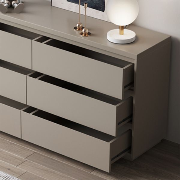 Modern Storage Chest Dresser Wooden Storage Chest with 6 Drawers