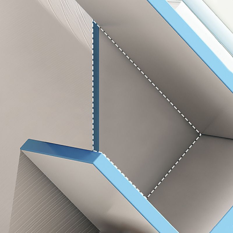 Modern Bookshelf Open Back Engineered Wood Bookcase for Study Room