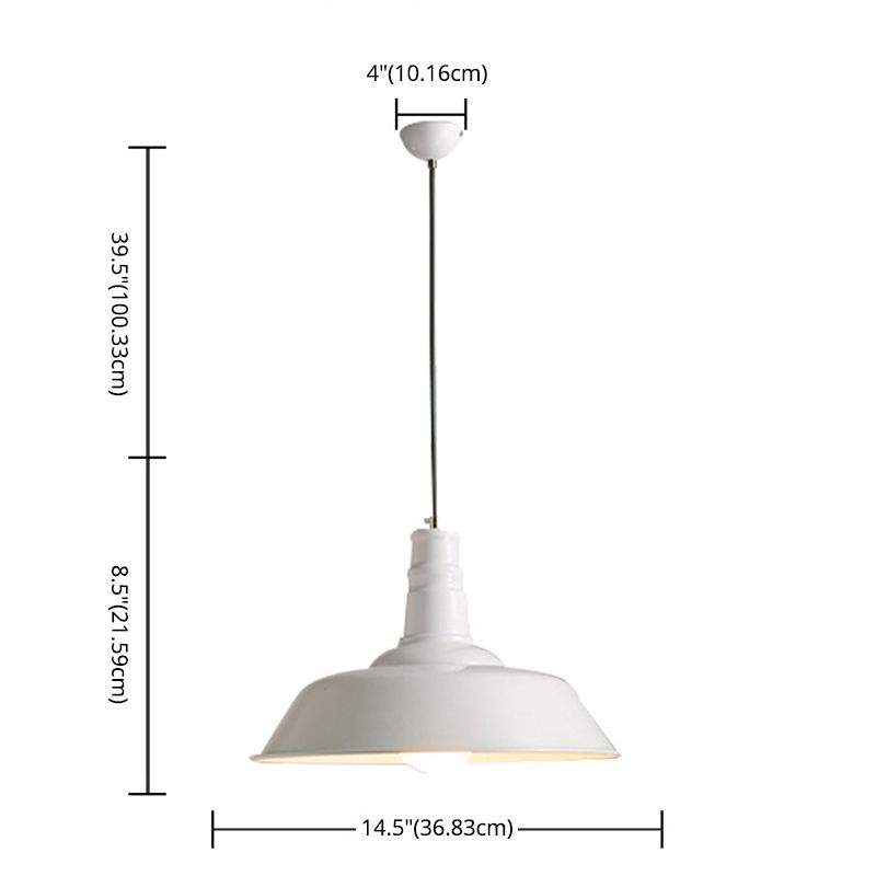 Moderne Macarons minimalistische Scheune Anhänger Leuchtmetall 1 Leichter Esszimmer Tisch Anhänger Beleuchtung