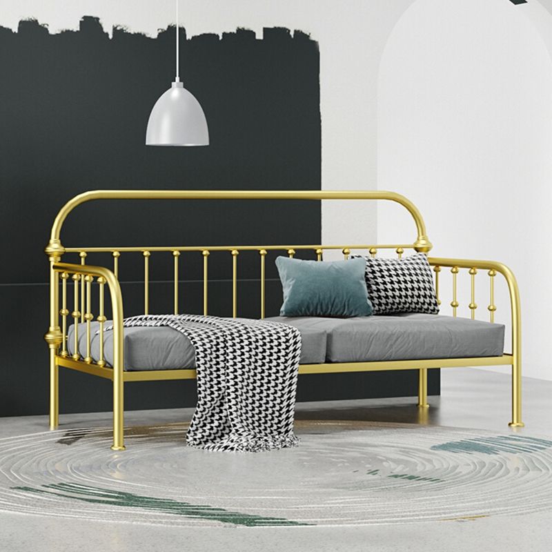 41.34" Tall DayBed with Headboard Low Profile Metal Bed for Living Room