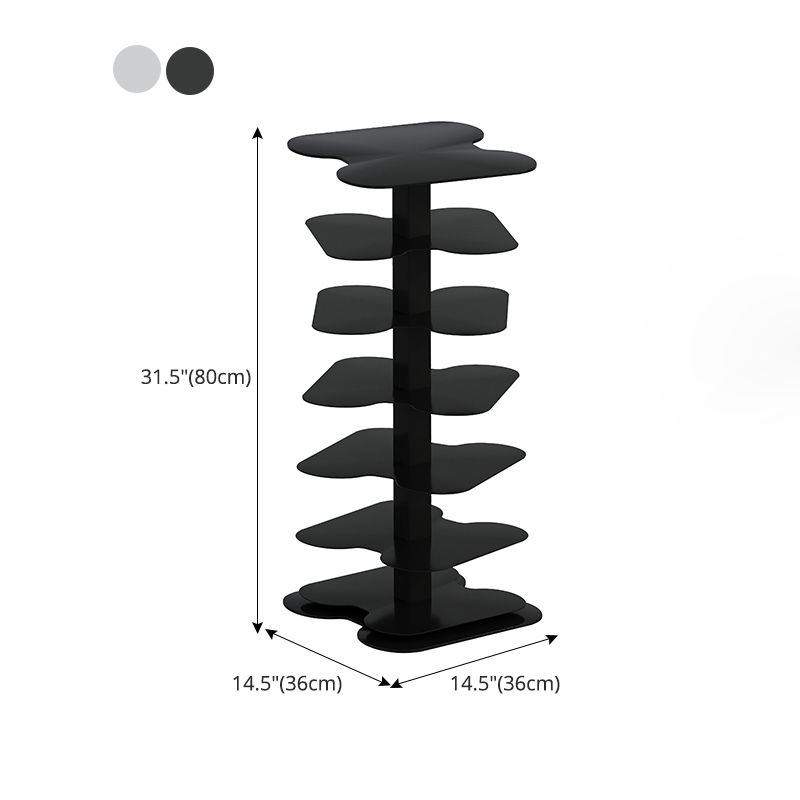 Libreria etagere verticale contemporanea in metallo ripristino aperto per ufficio