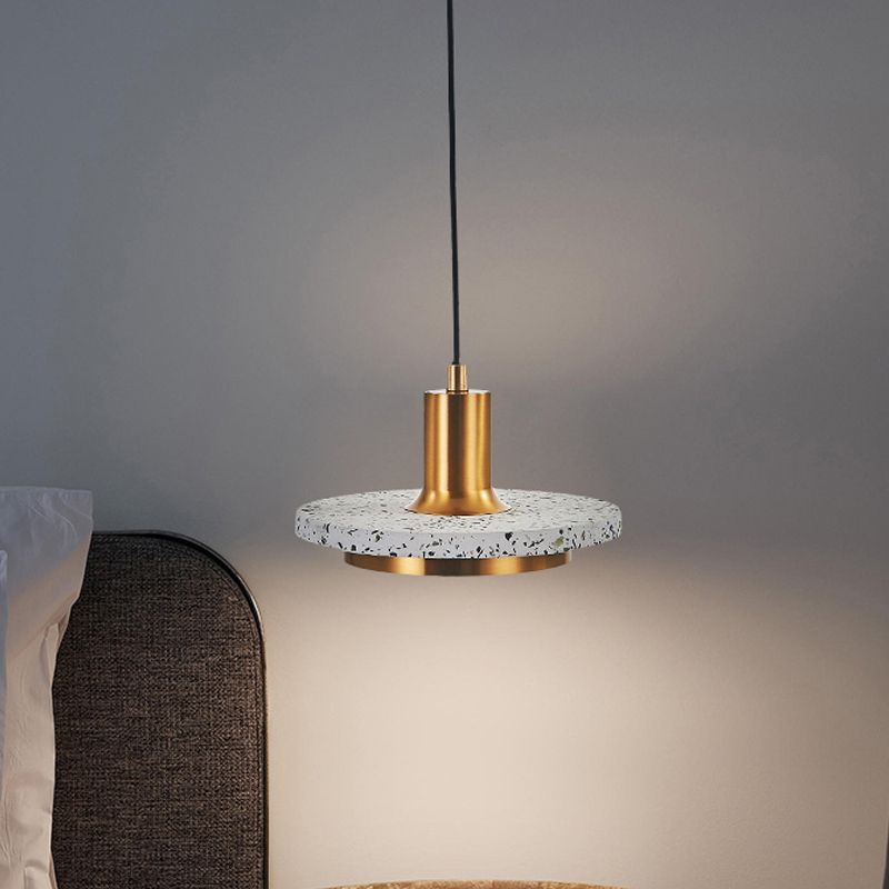 Terrazzo Hanging Light Nordic Pendent Lighting Fixture for Sitting Room