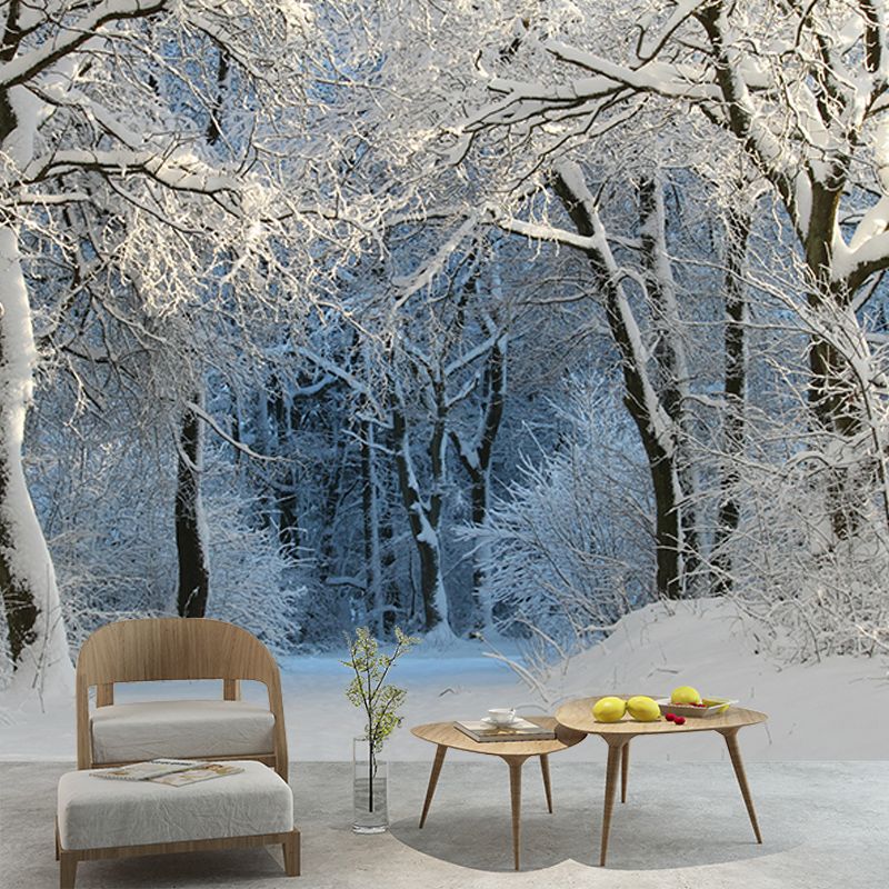 Modern Photography Mural Wallpaper Forest Living Room Wall Mural