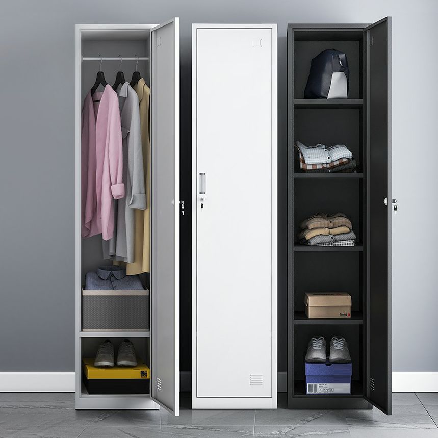 Industrial Storage Cabinet Hinged Wardrobe Closet for Bedroom