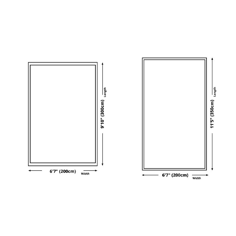 Red Modern Area Rug Traditional Pattern Polyester Area Carpet Anti-Slip Rug for Home Decor