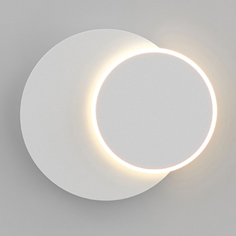 1-Light Wall Mount Light Modern Style LED Wall Sconce Light with Acrylic Shade for Bedroom